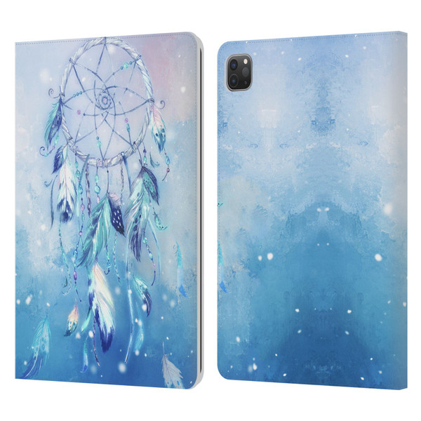 Simone Gatterwe Assorted Designs Blue Dreamcatcher Leather Book Wallet Case Cover For Apple iPad Pro 11 2020 / 2021 / 2022