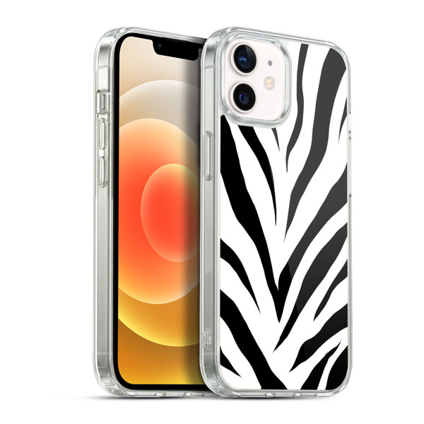 Grace Illustration Animal Prints Zebra Soft Gel Case for Apple iPhone 12 / iPhone 12 Pro & MagSafe