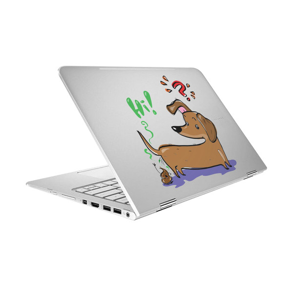 Grace Illustration Dogs Dachshund Vinyl Sticker Skin Decal Cover for HP Spectre Pro X360 G2