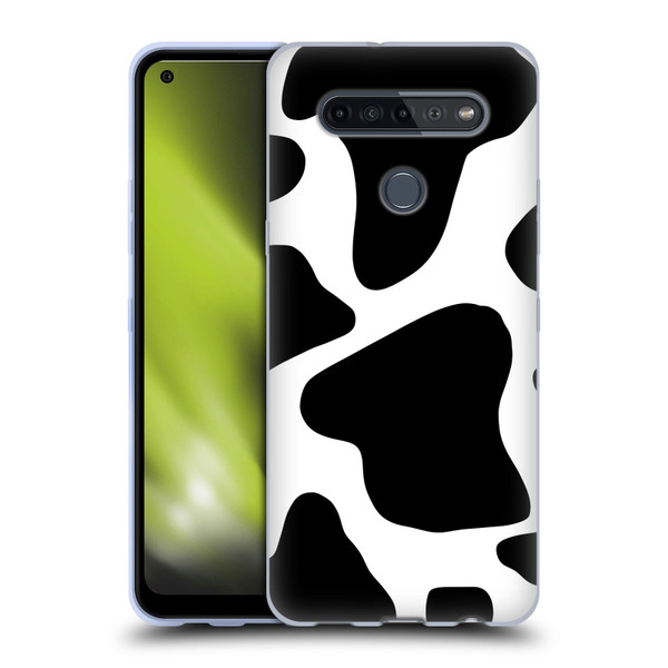 Grace Illustration Animal Prints Cow Soft Gel Case for LG K51S