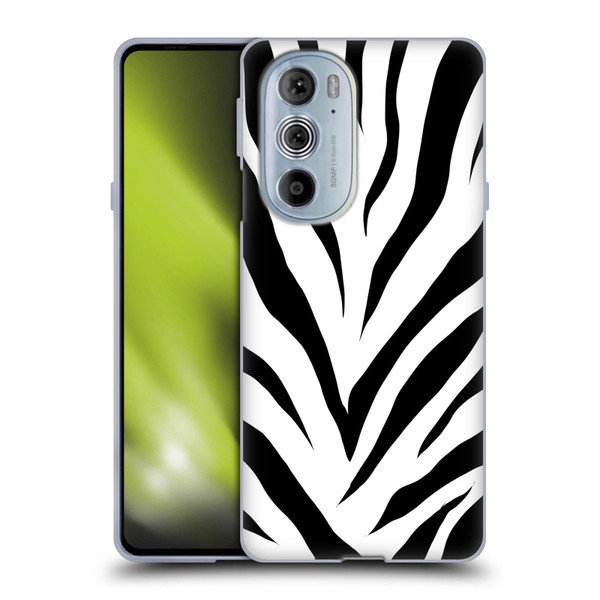 Grace Illustration Animal Prints Zebra Soft Gel Case for Motorola Edge X30