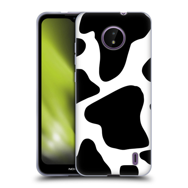 Grace Illustration Animal Prints Cow Soft Gel Case for Nokia C10 / C20