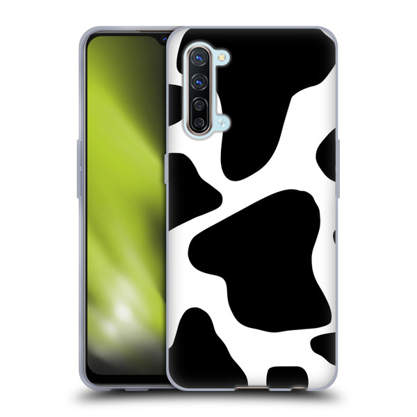 Grace Illustration Animal Prints Cow Soft Gel Case for OPPO Find X2 Lite 5G