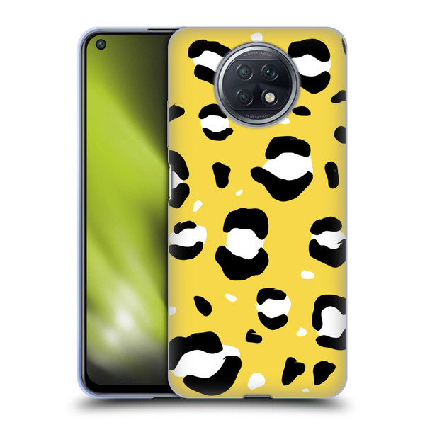Grace Illustration Animal Prints Yellow Leopard Soft Gel Case for Xiaomi Redmi Note 9T 5G