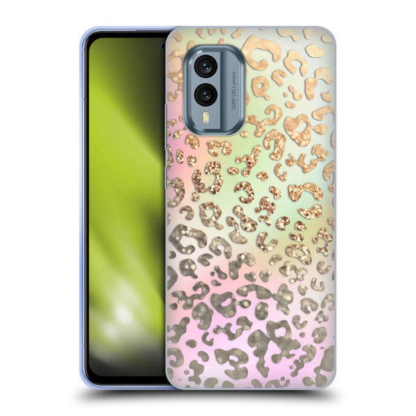 Monika Strigel Dreamland Gold Leopard Soft Gel Case for Nokia X30