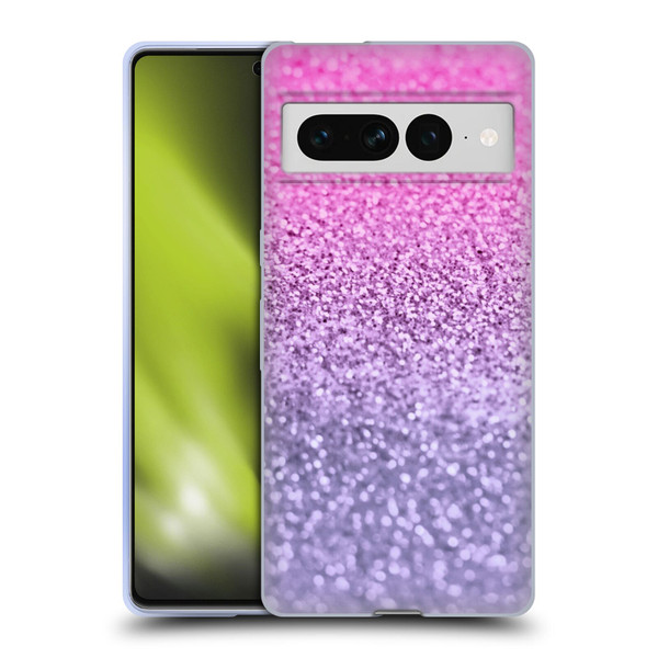 Monika Strigel Glitter Collection Lavender Pink Soft Gel Case for Google Pixel 7 Pro