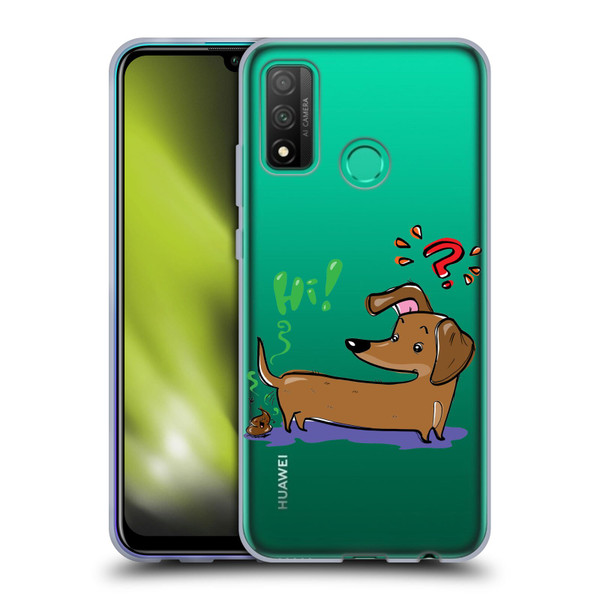 Grace Illustration Dogs Dachshund Soft Gel Case for Huawei P Smart (2020)