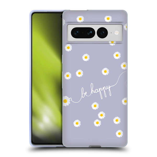 Monika Strigel Happy Daisy Lavender Soft Gel Case for Google Pixel 7 Pro