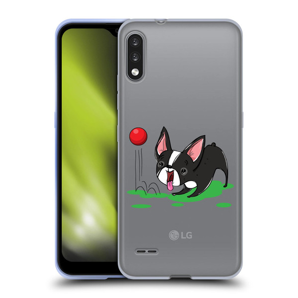Grace Illustration Dogs Boston Terrier Soft Gel Case for LG K22
