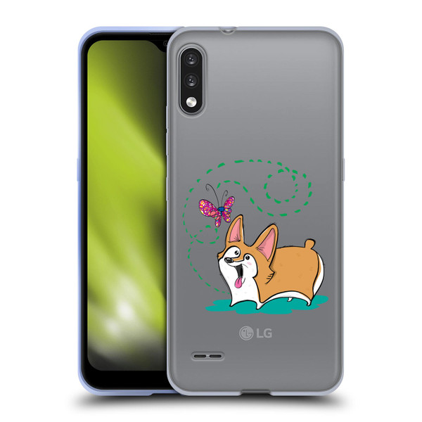 Grace Illustration Dogs Corgi Soft Gel Case for LG K22