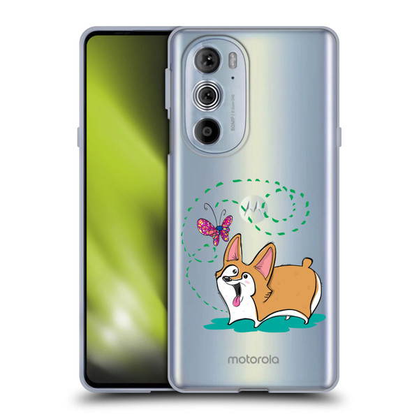 Grace Illustration Dogs Corgi Soft Gel Case for Motorola Edge X30