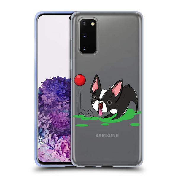 Grace Illustration Dogs Boston Terrier Soft Gel Case for Samsung Galaxy S20 / S20 5G