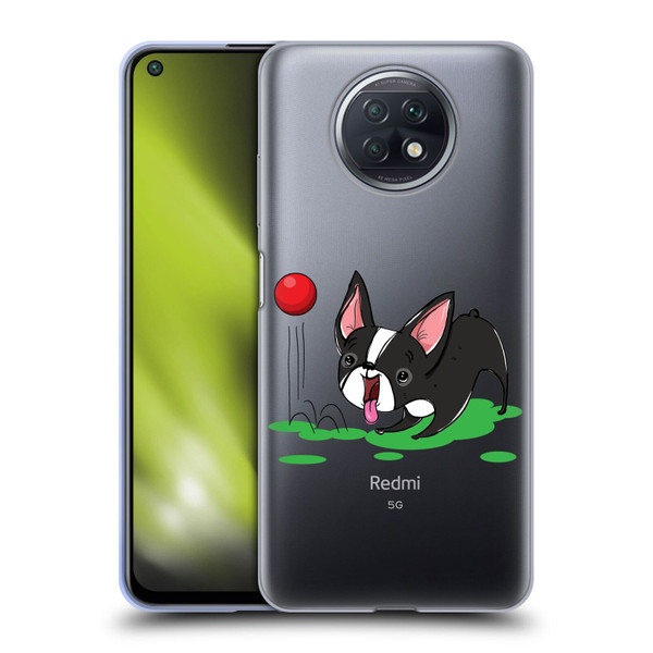Grace Illustration Dogs Boston Terrier Soft Gel Case for Xiaomi Redmi Note 9T 5G