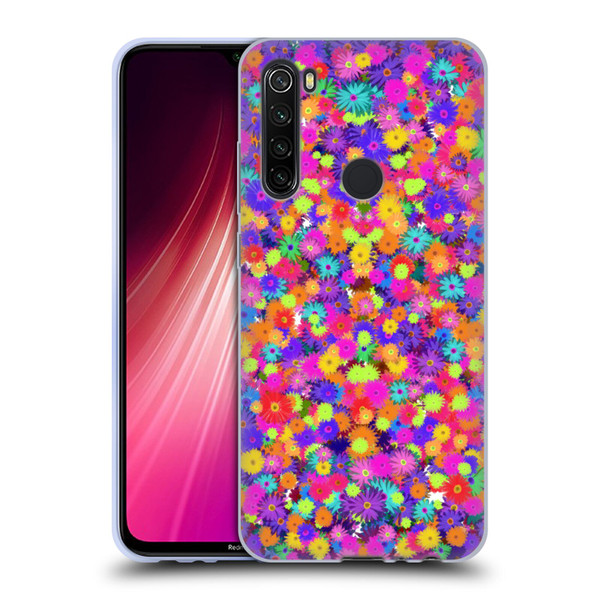 Grace Illustration Lovely Floral Daisies Soft Gel Case for Xiaomi Redmi Note 8T
