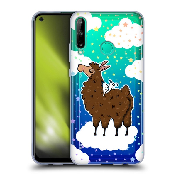 Grace Illustration Llama Pegasus Soft Gel Case for Huawei P40 lite E