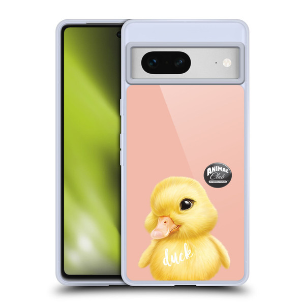 Animal Club International Faces Duck Soft Gel Case for Google Pixel 7