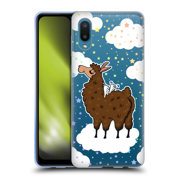 Grace Illustration Llama Pegasus Soft Gel Case for Samsung Galaxy A02/M02 (2021)