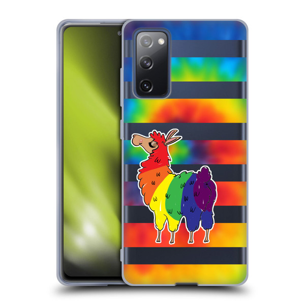 Grace Illustration Llama Pride Soft Gel Case for Samsung Galaxy S20 FE / 5G