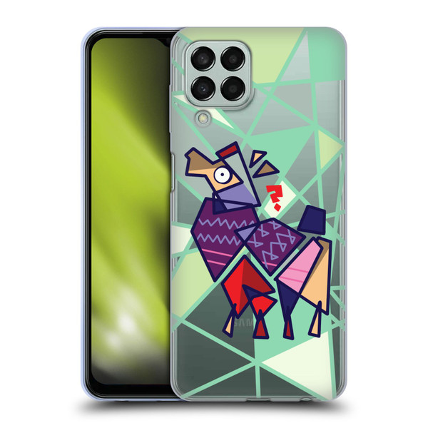 Grace Illustration Llama Cubist Soft Gel Case for Samsung Galaxy M33 (2022)