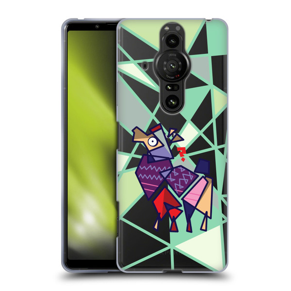 Grace Illustration Llama Cubist Soft Gel Case for Sony Xperia Pro-I