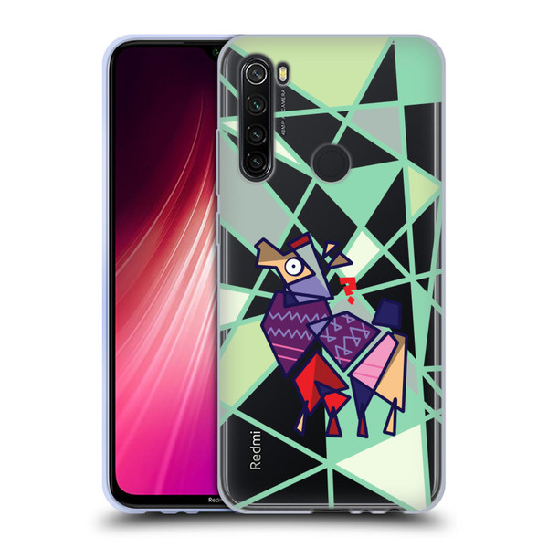 Grace Illustration Llama Cubist Soft Gel Case for Xiaomi Redmi Note 8T