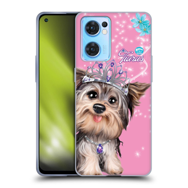 Animal Club International Royal Faces Yorkie Soft Gel Case for OPPO Reno7 5G / Find X5 Lite