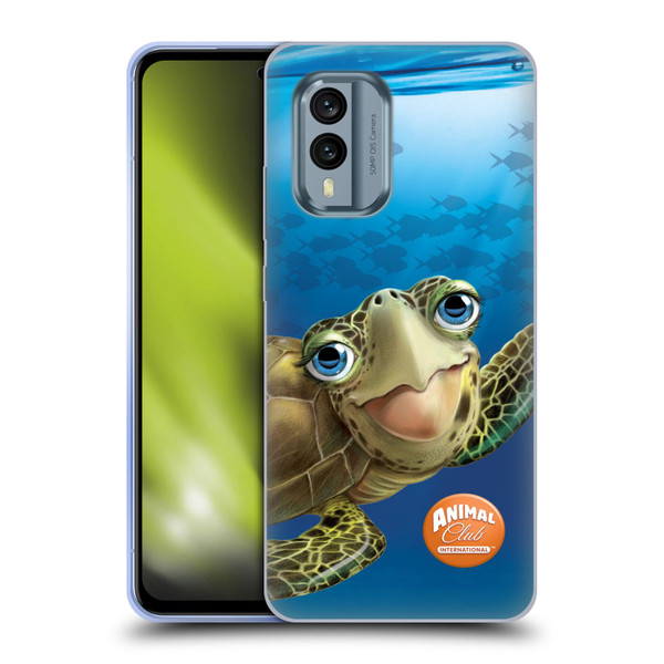 Animal Club International Underwater Sea Turtle Soft Gel Case for Nokia X30