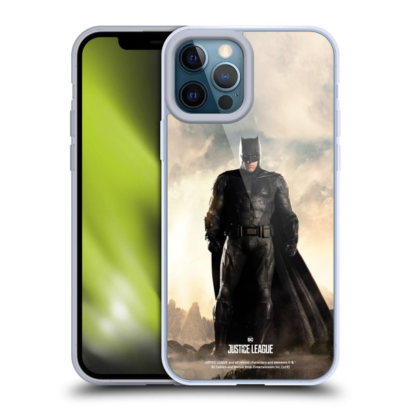 Justice League Movie Character Posters Batman Soft Gel Case for Apple iPhone 12 Pro Max