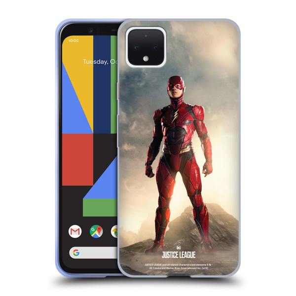 Justice League Movie Character Posters The Flash Soft Gel Case for Google Pixel 4 XL