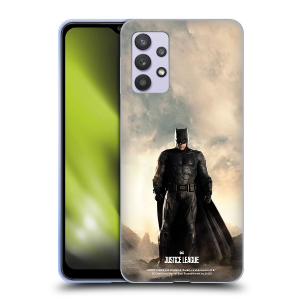 Justice League Movie Character Posters Batman Soft Gel Case for Samsung Galaxy A32 5G / M32 5G (2021)