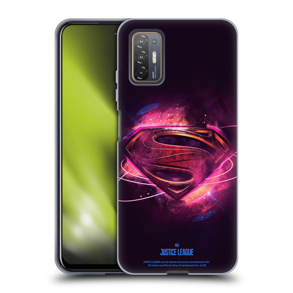 Justice League Movie Logos Superman 2 Soft Gel Case for HTC Desire 21 Pro 5G