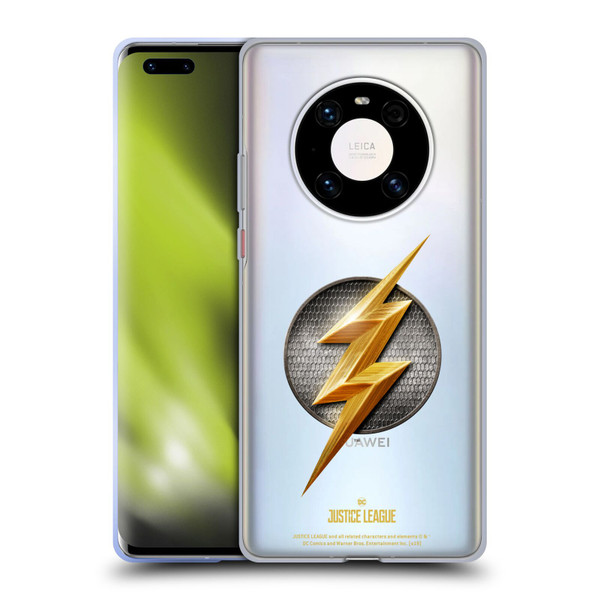 Justice League Movie Logos The Flash Soft Gel Case for Huawei Mate 40 Pro 5G