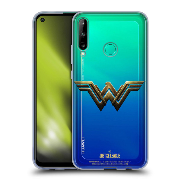 Justice League Movie Logos Wonder Woman Soft Gel Case for Huawei P40 lite E