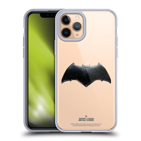 Justice League Movie Logos Batman Soft Gel Case for Apple iPhone 11 Pro