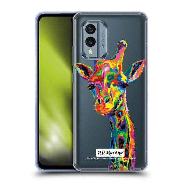P.D. Moreno Animals Giraffe Soft Gel Case for Nokia X30
