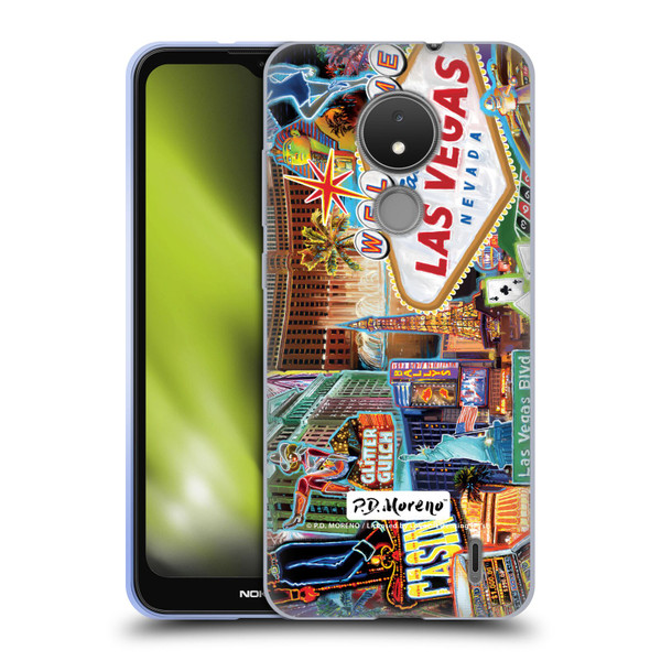 P.D. Moreno Cities Las Vegas 1 Soft Gel Case for Nokia C21