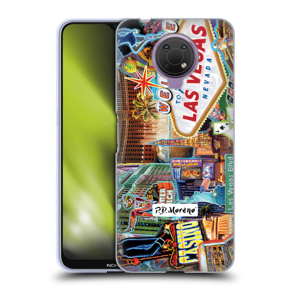 P.D. Moreno Cities Las Vegas 1 Soft Gel Case for Nokia G10