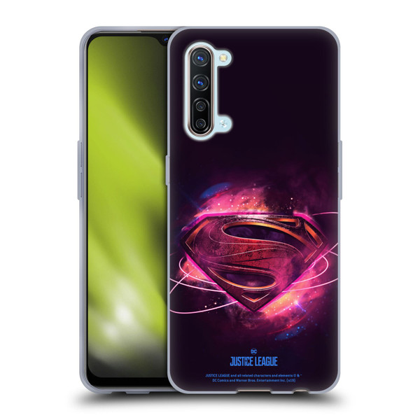 Justice League Movie Logos Superman 2 Soft Gel Case for OPPO Find X2 Lite 5G