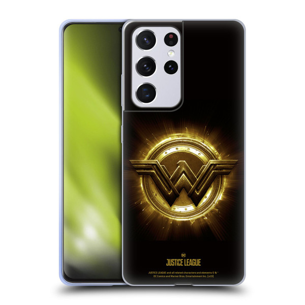 Justice League Movie Logos Wonder Woman 2 Soft Gel Case for Samsung Galaxy S21 Ultra 5G