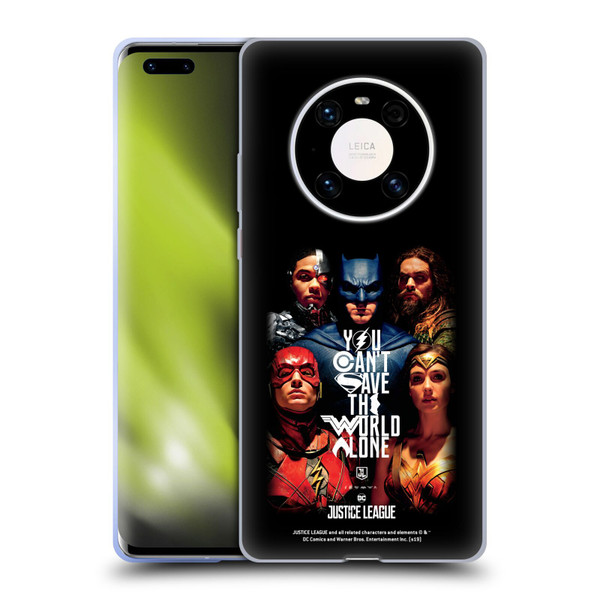 Justice League Movie Posters You Can't Save Soft Gel Case for Huawei Mate 40 Pro 5G