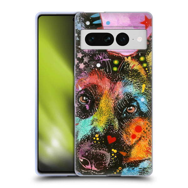 Dean Russo Dogs German Shepherd Soft Gel Case for Google Pixel 7 Pro