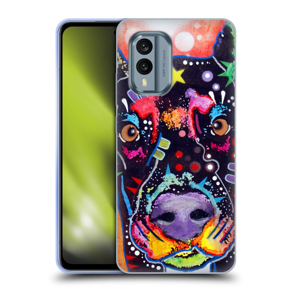 Dean Russo Dogs 3 Doberman Soft Gel Case for Nokia X30