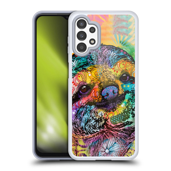 Dean Russo Wildlife 3 Sloth Soft Gel Case for Samsung Galaxy A13 (2022)