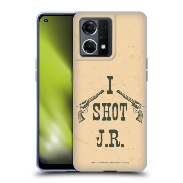 Dallas: Television Series Graphics Typography Soft Gel Case for OPPO Reno8 4G