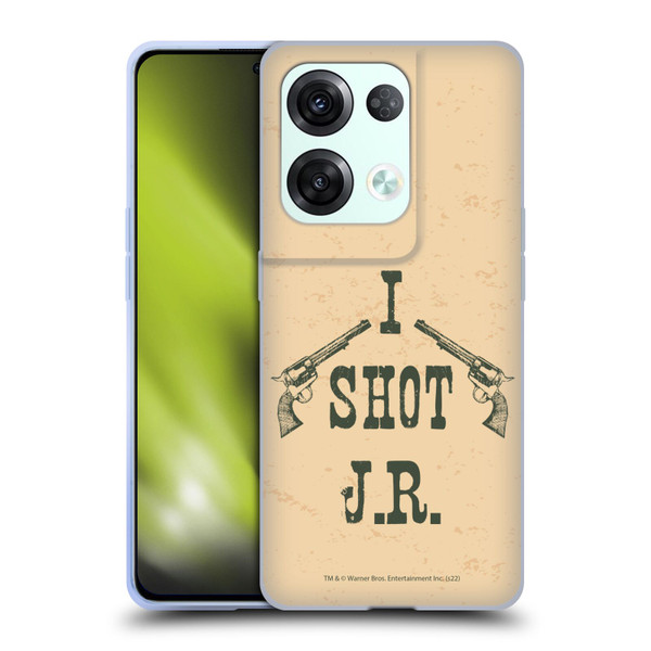 Dallas: Television Series Graphics Typography Soft Gel Case for OPPO Reno8 Pro