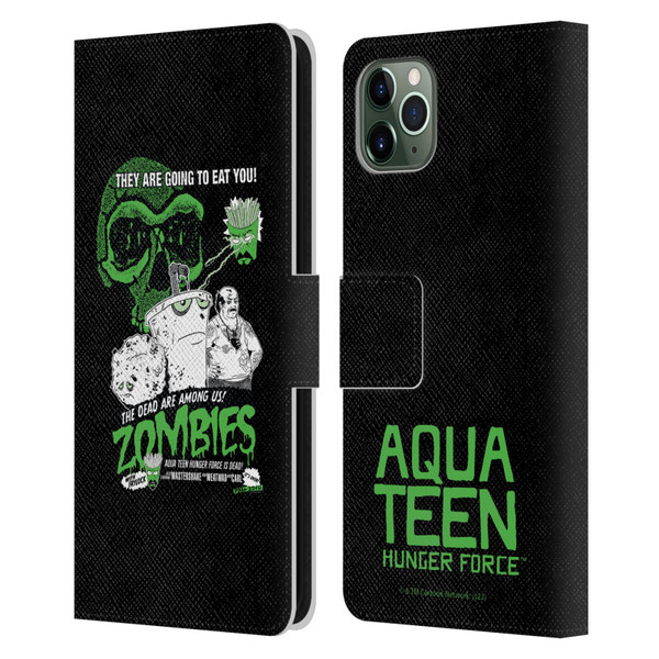 Aqua Teen Hunger Force Graphics They Are Going To Eat You Leather Book Wallet Case Cover For Apple iPhone 11 Pro Max