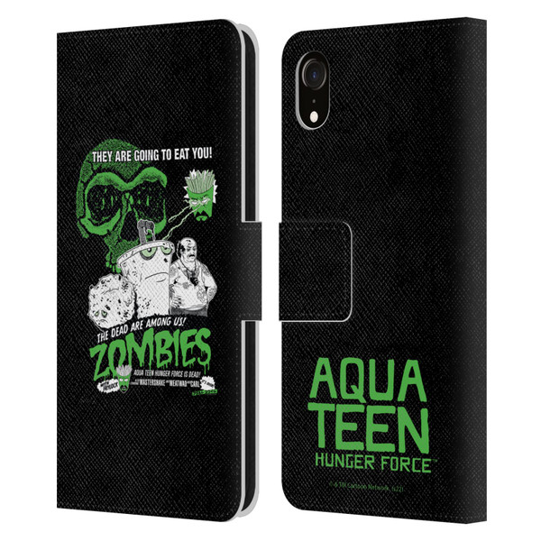 Aqua Teen Hunger Force Graphics They Are Going To Eat You Leather Book Wallet Case Cover For Apple iPhone XR
