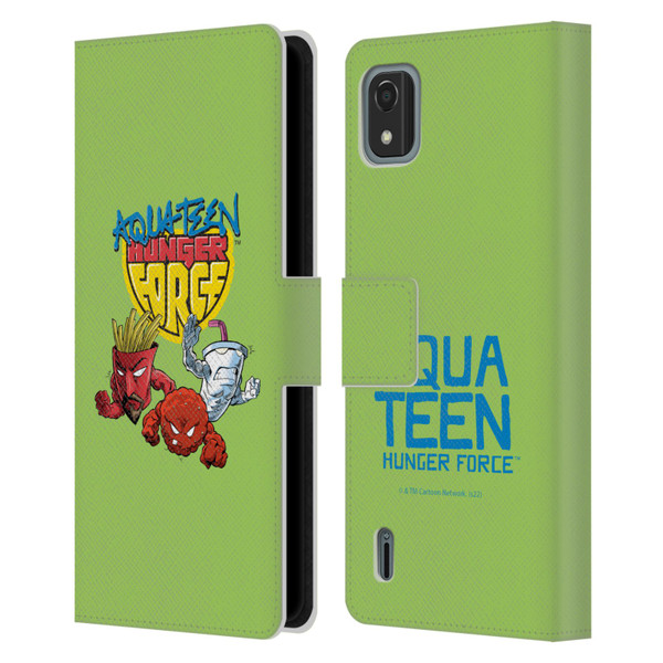 Aqua Teen Hunger Force Graphics Group Leather Book Wallet Case Cover For Nokia C2 2nd Edition
