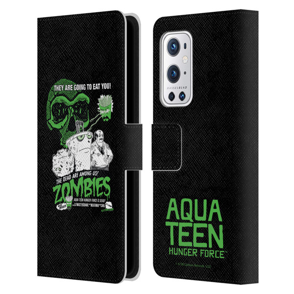 Aqua Teen Hunger Force Graphics They Are Going To Eat You Leather Book Wallet Case Cover For OnePlus 9 Pro