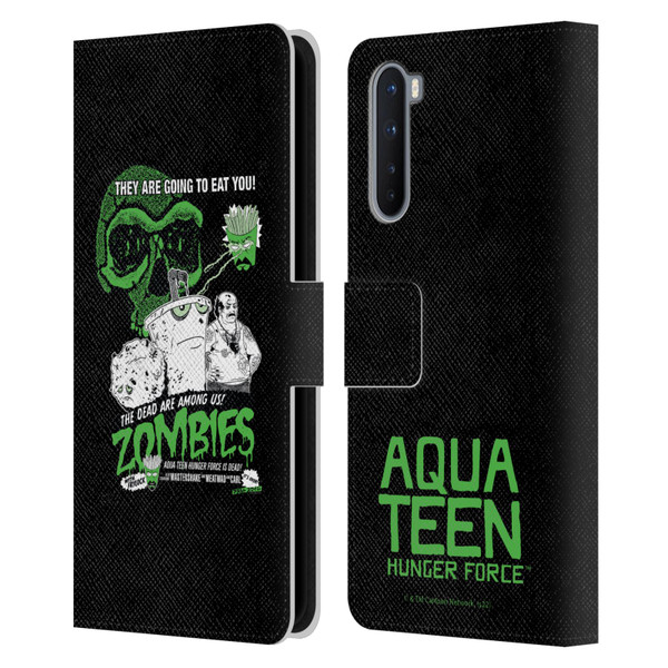 Aqua Teen Hunger Force Graphics They Are Going To Eat You Leather Book Wallet Case Cover For OnePlus Nord 5G